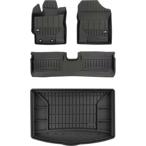SET tappetini in gomma 3D Toyota Yaris 3 HB 2011-2020 5 porte (1/5)