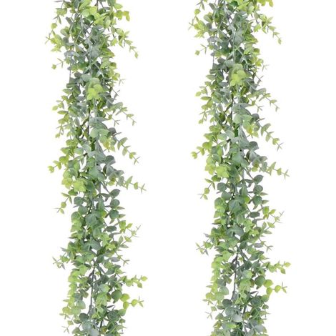2er-Pack künstliche Eukalyptus-Girlande, künstlicher Eukalyptus (1/5)