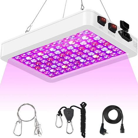 Lampe de croissance LED Rosnek pour l'horticulture, spectre complet, 47 W, blanche, taille S-AquaForge (1/5)