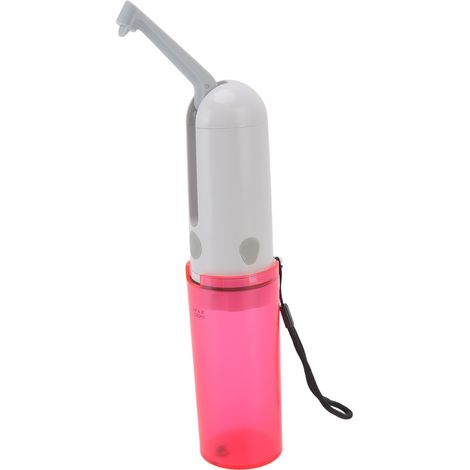 Bidet portable 230 ml rechargeable par USB, économique en eau, utilisation simple, pulvérisateur de bidet portable pour toilettes et voyages, flacon rouge (1/5)