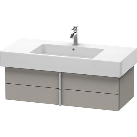 Mobile Vanity Duravit Vero Vanity 6214 a parete, con 2 cassetti, 1000mm, Colore (anteriore/corpo): Terra Opaco - VE621401414