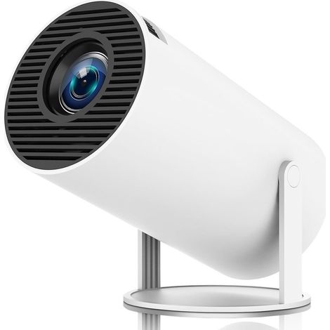 QORVA-Videoprojecteur Mini Projecteur 4K Portable Projecteur Video  TÉLÉPhone/PC/HDMI/USB/PS5 [App intégrée]