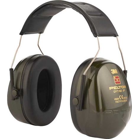 Casco antirumore 3m Optime II comfort verde militare 31 dB
