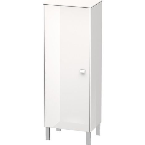 Duravit Brioso Armadio individuale semi-alto, 1 anta, incernierato a sinistra, 1 ripiano in legno, 2 ripiani in vetro, altezza min. 91,1 cm - max. 133,0 cm, larghezza min. 27,0 cm - max. 52,0 cm, profondità min. 19,6 cm - max. 35,9 cm, Colore (anteriore/corpo): Pine Terra decor, maniglia cromata - BR1341L1051