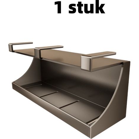 article - Étagère de rangement - Étagère - Boîte de rangement - Unité de rangement de type tiroir sous le tiroir - 30cm11cm10cm - Gris (1/5)