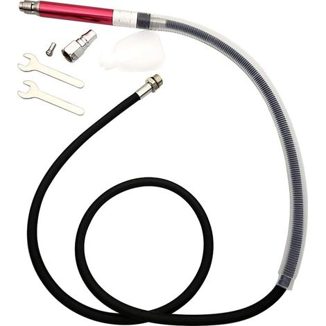 Broyeur à crayon compact de 0,6 cm avec pince de 0,6 cm, outil de meulage avec micro-alimentation pneumatique (1/5)