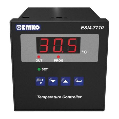 Termostato Emko ESM-7710.5.03.0.1 negro preciso