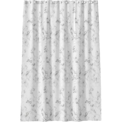 Rideau De Douche - Liner PE - 180 x 200 cm - Imprimé Graphique - Pour Salle De Bain - 1 Pièce (1/5)
