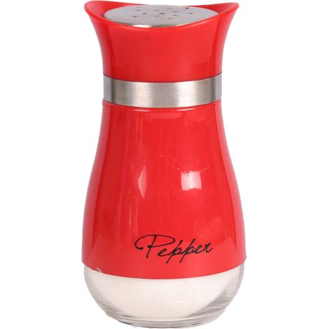 Salière et poivrière élégantes avec fond en verre transparent Compactes pour la cuisine et la salle à manger (1/5)