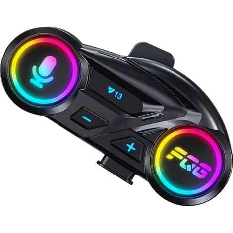 Kit Oreillette pour Casque, Système Audio sans Fil pour Moto, Réduction (1/5)