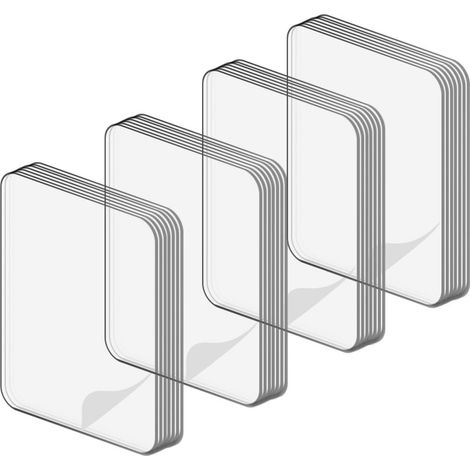 pièces de ruban adhésif double face transparent carré ruban