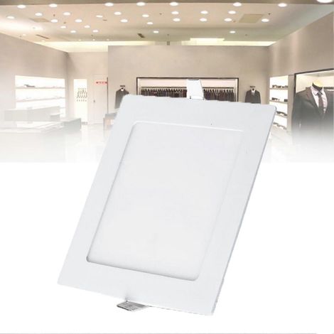 Plafonnier LED encastré ultra-mince 4W 3000K blanc chaud pour centres commerciaux et habitations, 1 pièce, 2,5 cm, 3 W, 4 W, 6 W, 9 W, 12 W, luminosité réglable, pour bureau (1/5)