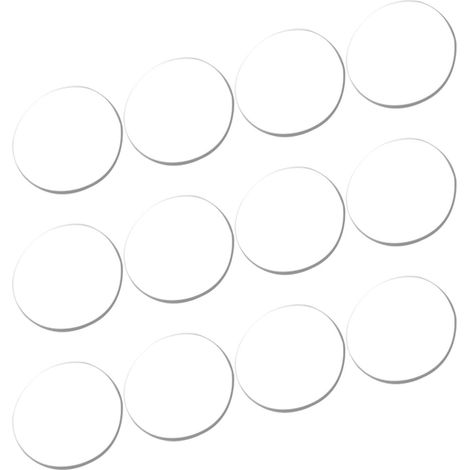 Lot de 12 patins antidérapants transparents en caoutchouc (1/5)