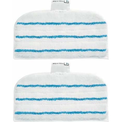 ZVD 2 Patins En Microfibre FSMP20-XJ Rectangulaires Pour Balai Vapeur - Technologie EasyGlide (1/4)