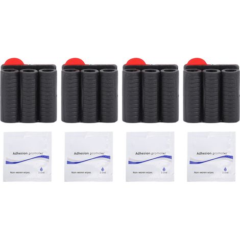 4 ensembles de porte-embouts de 1/4 pouces avec support d'outil en caoutchouc adhésif, fixation pour perceuse électrique, tournevis