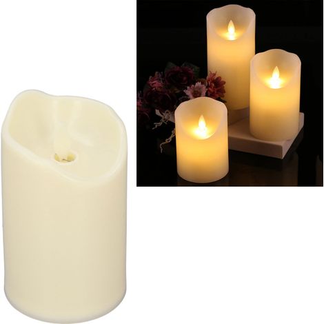 Lampes bougies LED de grande, moyenne et petite taille, avec mèche oscillante, idéales pour décorer un bureau, pour les mariages, les demandes en mariage, les fêtes d'anniversaire et pour créer une am (1/5)