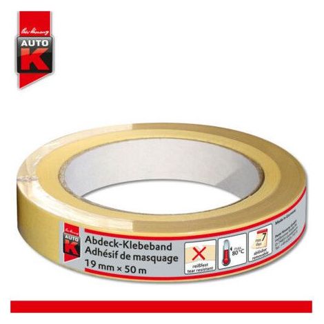 19 mm (Rouleau 50 m) - Adhesif masquage peintur...