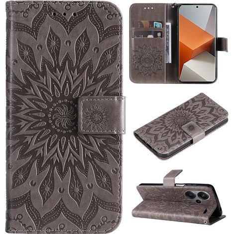 Case for Redmi Note 13 Pro Plus 5G (Note 13 Pro+ 5G), PU Leather TPU Flip Wallet Case with Card Slot (1/5)