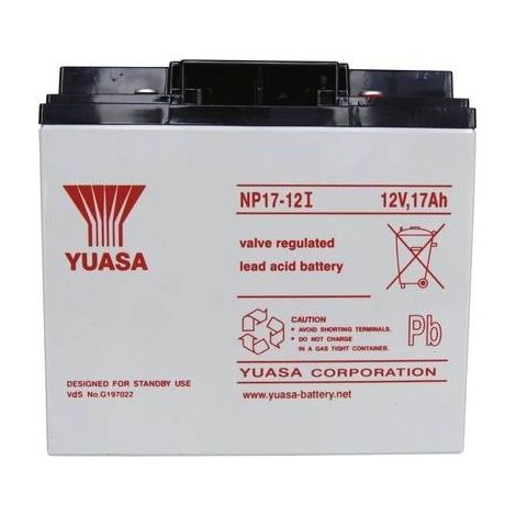 Batterie Plomb 12V 17Ah Yuasa (181X76X167) M5 (NP17-12I)