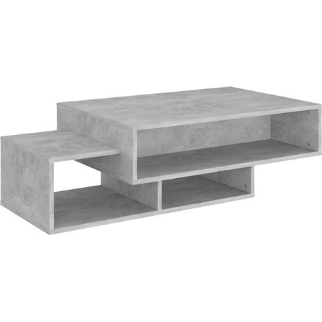 vidaXL Tavolino da Salotto Grigio Cemento 105x55x32 cm in (1/5)