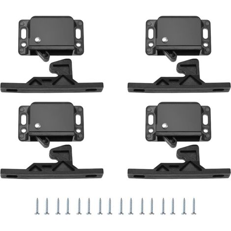 KZQ 2 Stück selbstklebende Möbelgriffe, selbstklebende Aluminiumgriffe, Schiebetürgriffe, Schubladengriffe für Möbel, Küche, Kleiderschrank, Schlafzimmer, 150 mm (schwarz) (1/4)