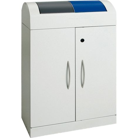 Stumpf Tri Sélectif TD 2 gris clair, bacs intérieurs 2x 45l - 5603007 (1/2)
