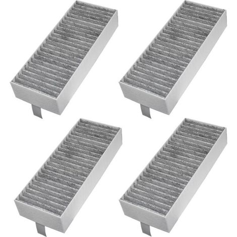 4 Stück Aktivkohlefilter, Dunstabzugshaube Filter für Dunstabzugshaube Siemens HZ9VRCR0 17004796, für Bosch HEZ9VRCR0 17004805, für Z821VR0 17004806, für Gaggenau CA282111, Umluftersatzfilter Zubehör (1/5)