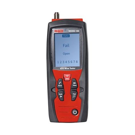 Testeur de câble RS PRO connecteur RJ11, RJ12, RJ45, Cat3, Cat4, Cat5, Cat5e, Cat6, Cat6a, Cat7, Cat7a ( Prix pour 1 )