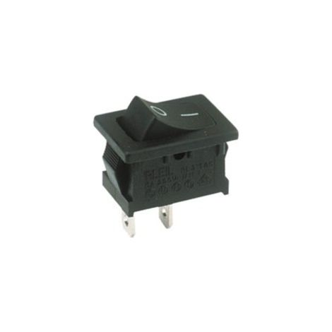 Interrupteur unipolaire 3 positions 10A/250V. ON-OFF Electro DH. Faston 4'8 mm 11.182.I/TP 8430552091775