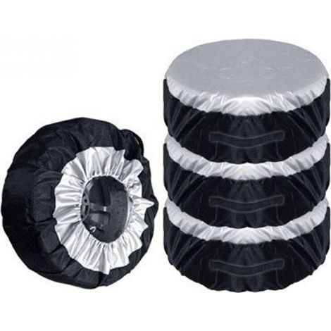 LAN S : 6537 1 pièceTout noirHousse de roue de secours en tissu Oxford 210D, protection de pneu, sac de rangement étanche pour housse de roue de secours (1/5)