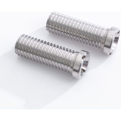 20PCS Vis pour Panier d'évier Acier Inoxydable 45mm M12 Évier Panier Vis pour Bouchon de Crépine de Lavabo -Argent