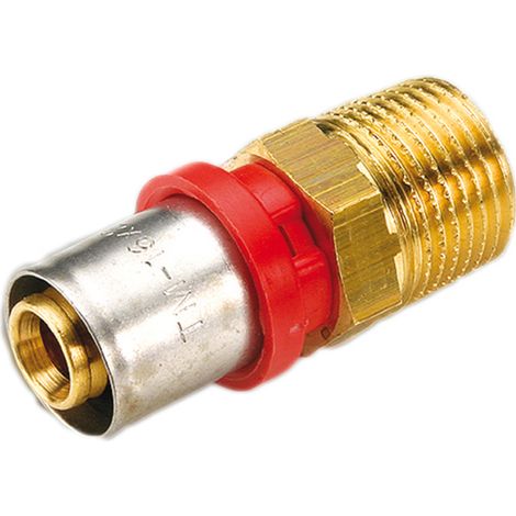 Raccordo diritto/niples maschio 2" ø63 multistrato a pressare