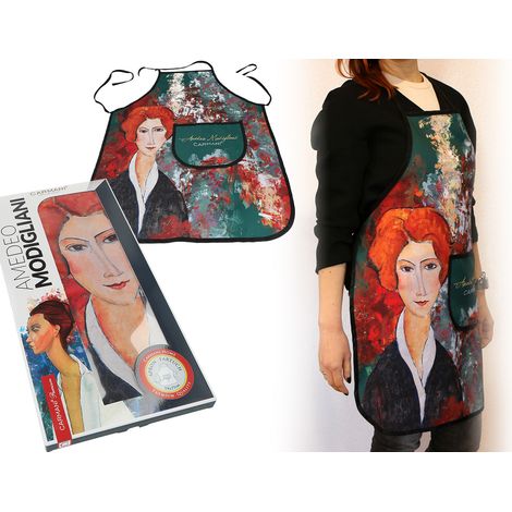 Grembiule protettivo da cucina Ritratto di donna di Modigliani arte PER UN REGALO (1/3)