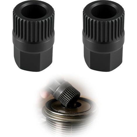Outils de Démontage de Poulie D'alternateur, 33 Dents, 2 Pièces Douille pour Poulie Alternateur, Pour Voiture, Démontage Manuel, Accessoires Automobiles (1/5)