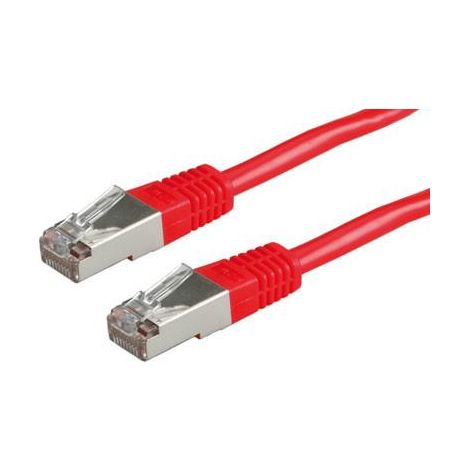VALUE Cordon Cat.6 S/FTP (PiMF) confectionné rouge 0,5m