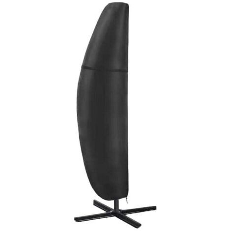 Housse de Protection pour Parasol Déporté en Tissu Oxford 420D imperméable, Housse parasol Deporte Anti-UV avec Fermeture éclair (280 x 30/81/50cm) (1/4)