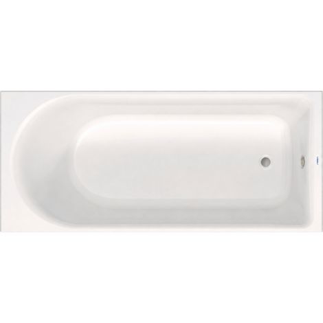 Duravit – Baignoire droite 170x75 – Acrylique sanitaire – Rectangulaire à encastrer – Volume 160 litres – Hauteur 48,5 cm