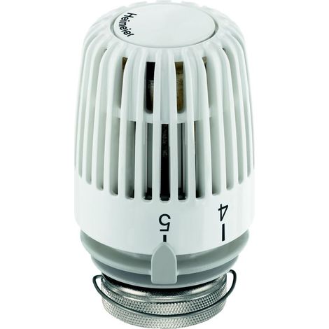 Heimeier Thermostat-Kopf 6120-22.500 22 °C, weiß, versetzter/begrenzter Sollwertbereich (1/2)