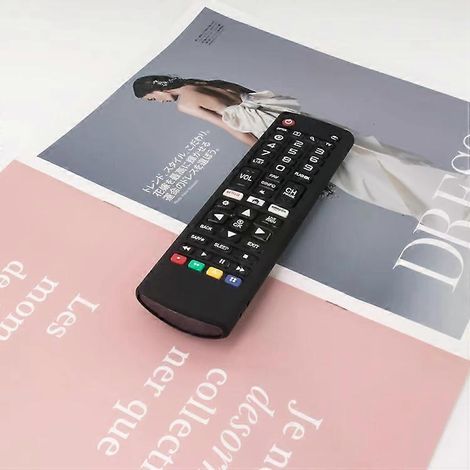 Étui en silicone pour télécommande LG AKB75095307/74915305/75375604 - Noir (1/2)