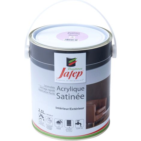 Pintura acrílica satinada morada Jafep 2,5 L