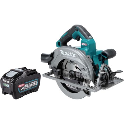 Sega circolare a batteria Makita HS 003 GT1 40 V max. 190 mm Brushless + 1x batteria da 5,0 Ah - senza caricabatterie (1/5)