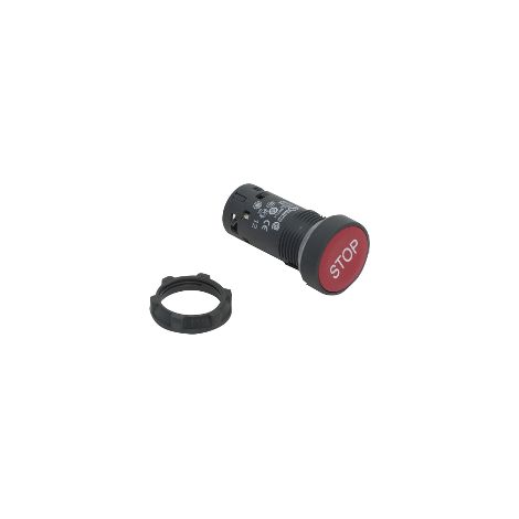 PULS. IMPULS.ROJO NC - señalización LED roja, 24V, IP65, 10W, diseño compacto.