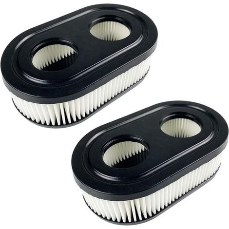Rasenmäher Luftfilter 2 Stück Luftfilter für Rasenmäher Luftfilter Reinigungspatrone Kompatibel mit Motoren der Serien 4247, 5432, 5432K, 09P702, (1/5)