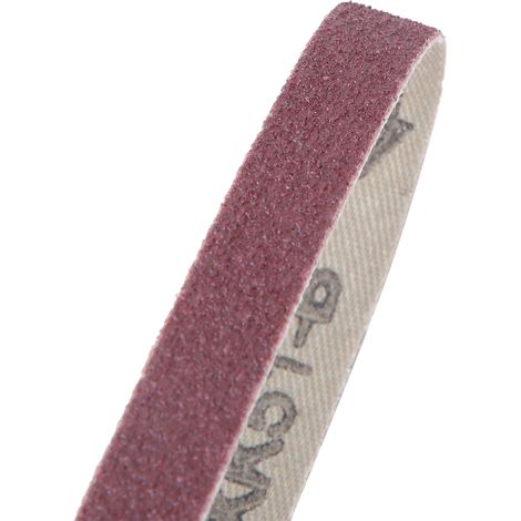10PCS ceinture de ponçage bande abrasive oxyde d'aluminium pour ponceuse 533 x 9 mm grain 60 (1/5)