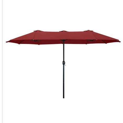 Mountview Large Parasol Patio Umbrella Outdoor Garden Pool Sunshade Double-Sided (1/5)