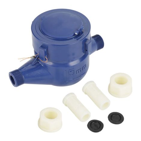 Compteur d'eau rotatif à 360 °, compteur de froid librement réglable, pour le jardin et la maison (1/5)