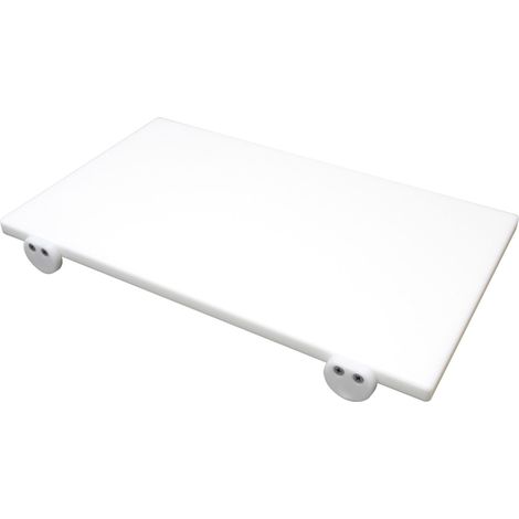 Euroceppi tagliere bianco professionale 40x30x2 cm