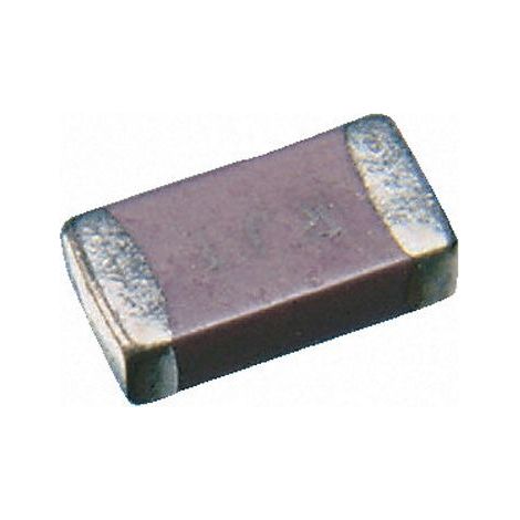 [JAMAIS UTILISÉ] Condensateur céramique multicouche MLCC CMS, 100nF, 25V c.c., ±10%, diélectrique : X7R ( Paquet de 25 )