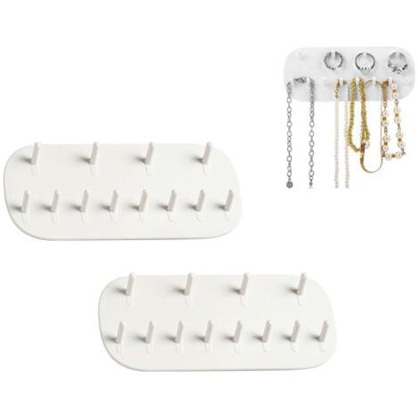 Organisateur de collier, support suspendu, support mural, 2 pièces (1/5)