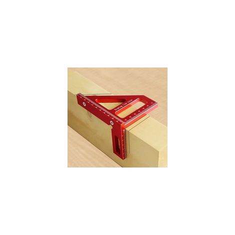 Règle de mesure multi-angles 3D, rapporteur d'angle 45/90 degrés pour le travail du bois, règle à tracer, équerre à biseau, outil de mesure de haute précision adapté aux ingénieurs et aux charpentiers (1/5)